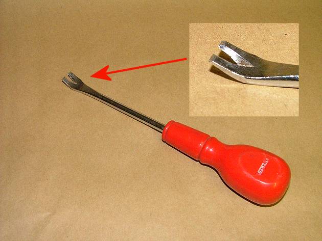 You can fabricate a slot nut removal tool from one of these: